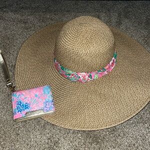 Lilly Pulitzer Hat and ID Holder